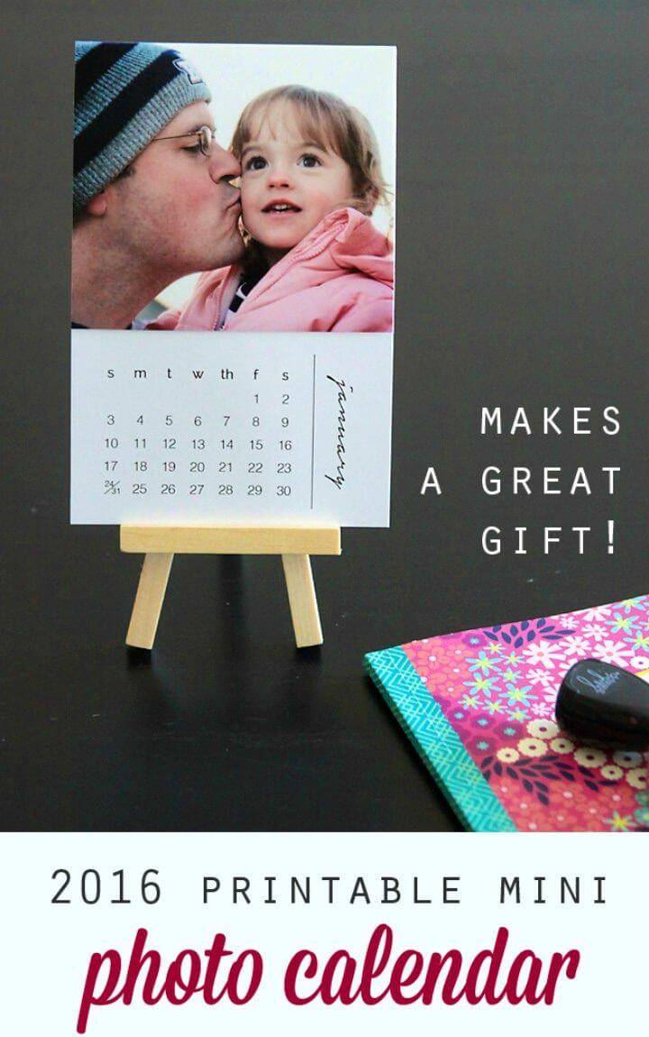 How to DIY Photo Calendar, please your beloved ones by making a photo candler photo gift!