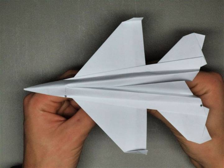 How to Fold an Origami F 16 Paper Airplane
