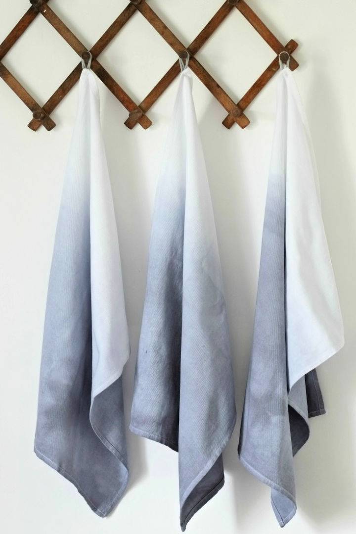 How to Make Dip Dye Tea Towels