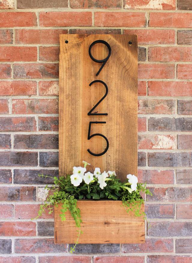 How to Make a House Number Sign