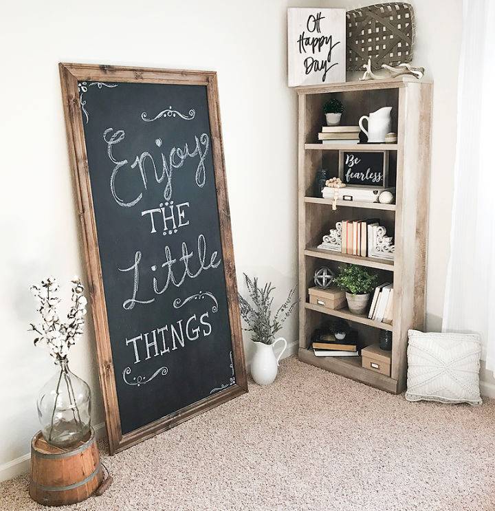 How to Make an Oversized Chalkboard With Paint