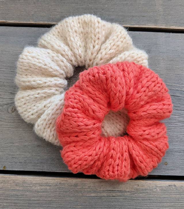 Free Scrunchies Knitting Pattern