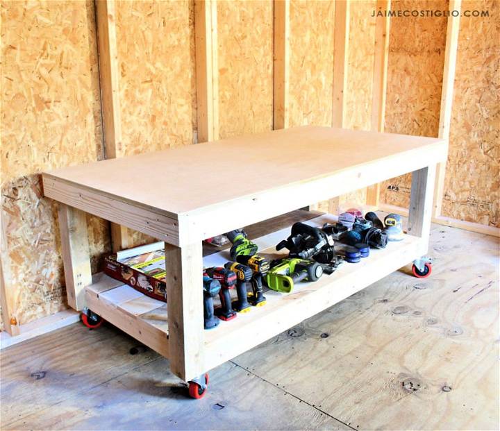 DIY Low Workbench - Step by Step Instructions