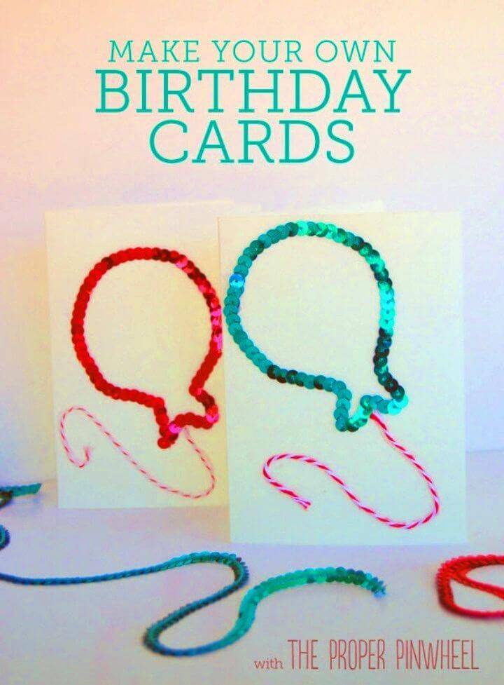Make Your Own Birthday Cards, DIY Birthday Card Tutorial