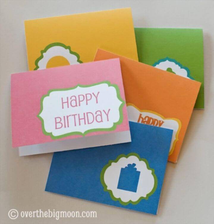 Make Your Own Birthday Cards, homemade birthday card