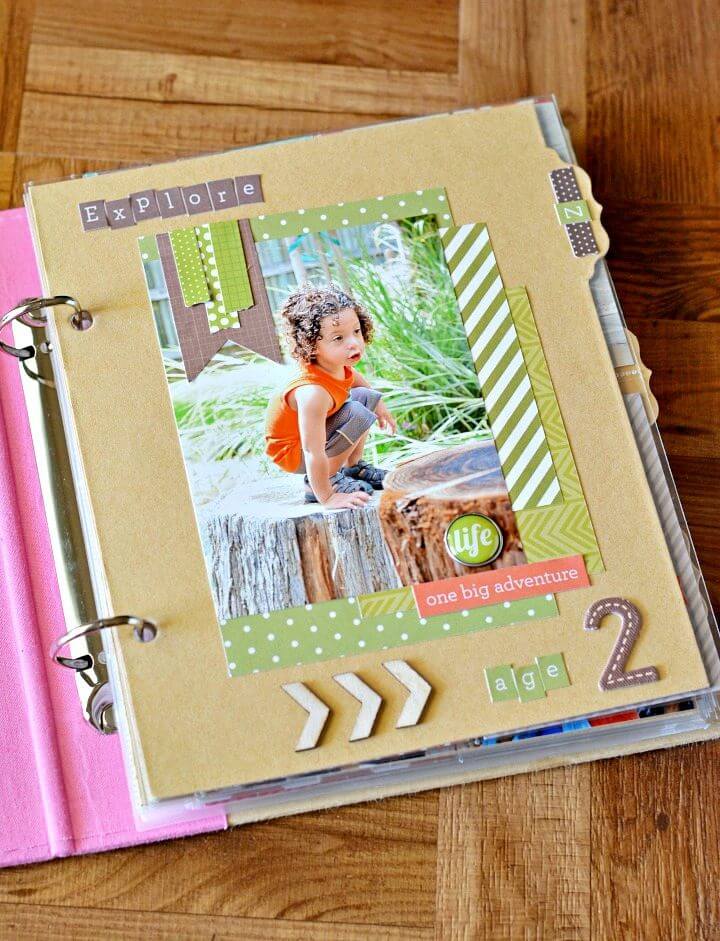 Make Your Own Scrapbook., scrap-booking is also a great way to save your past memories in a lovely way, so also make scrapbook photo albums for securing family photos!