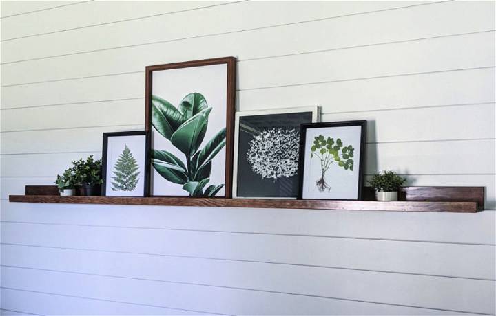 Make a Picture Ledge at Home