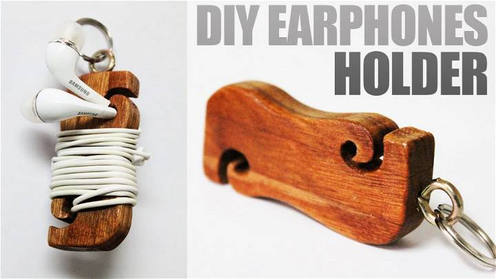 Making Earbud Holder Out of Wood