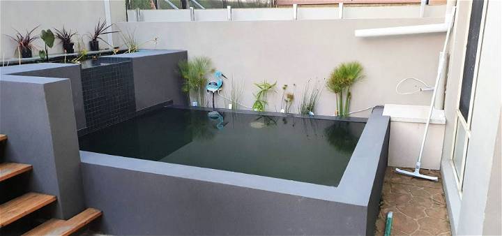 Natural Swimming Pool Made Out Of Foam