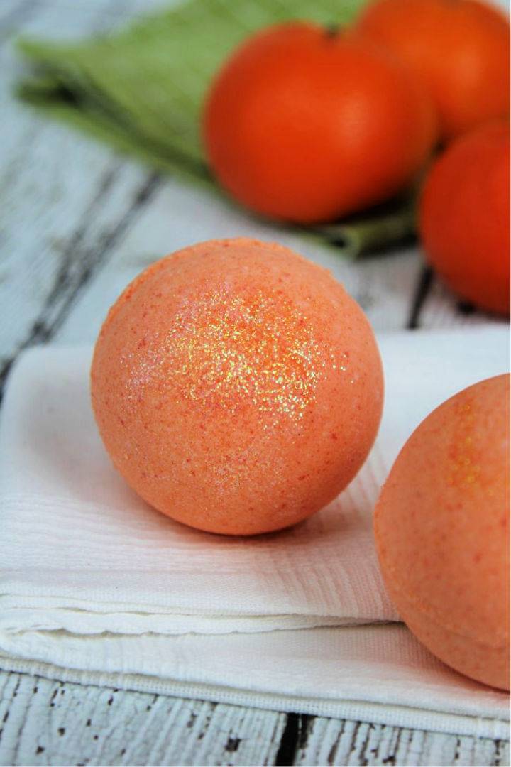 Easy Recipe for Orange Crush Bath Bombs