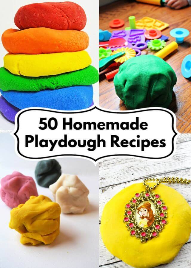Playdough Recipe, Homemade Playdough Recipe, Easy Playdough Recipe for Kids Art and Crafts