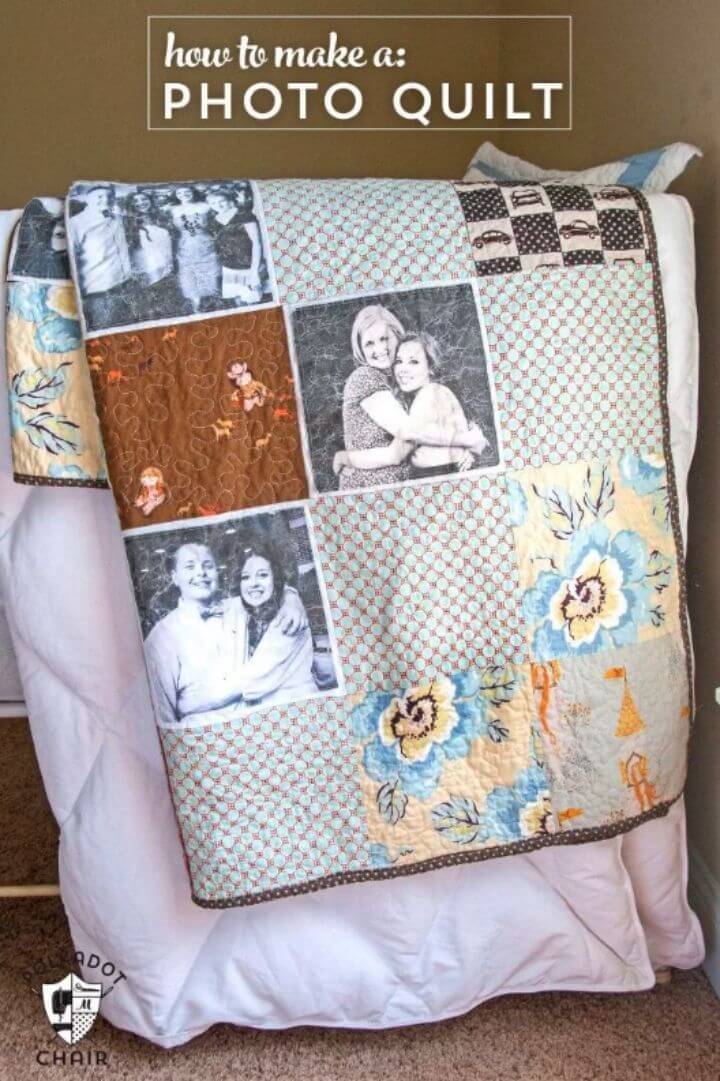 Quick DIY Photo Quilt Gift, also Paste your photos on the quilts and make interesting photo quilt gifts!