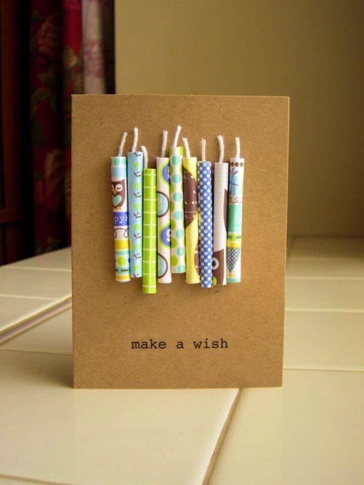 Quick to Create a Birthday Card, easy to make DIY Birthday Card