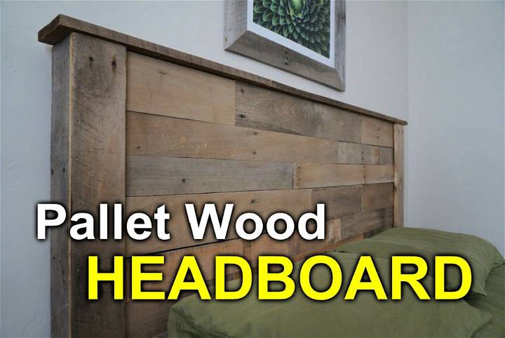 Rustic Headboard With Pallet