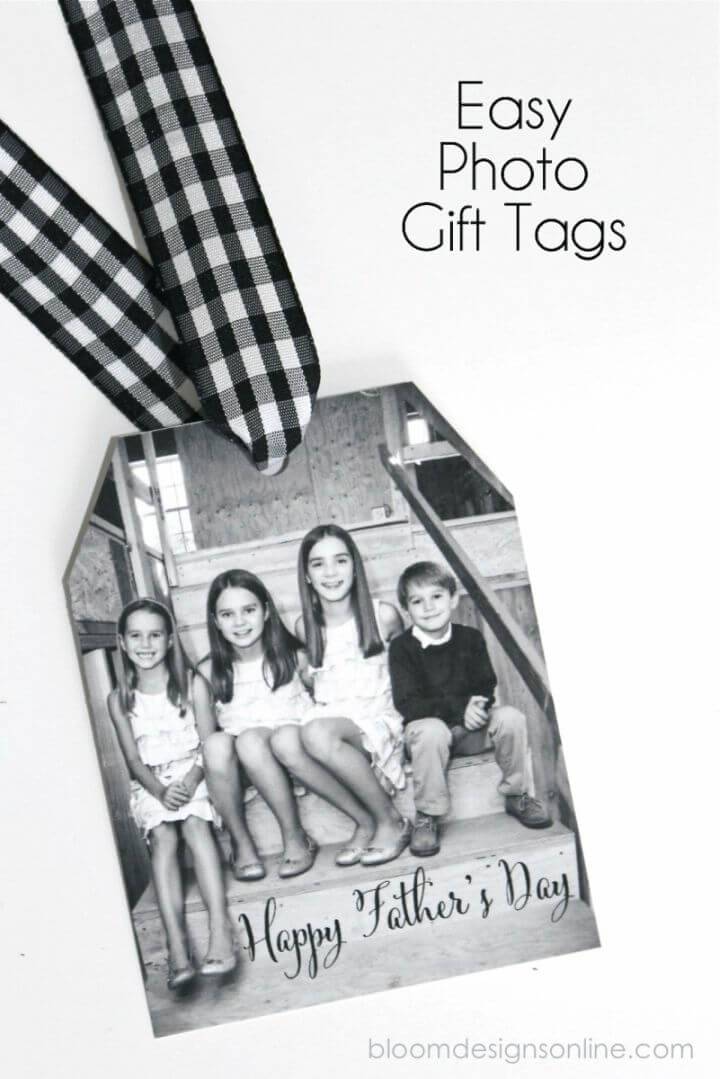 Simple DIY Photo Gift Tags