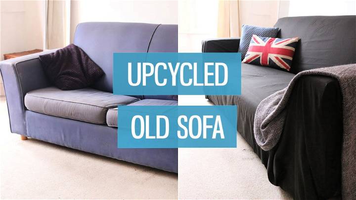 Upcycle Old Sofa Makeover