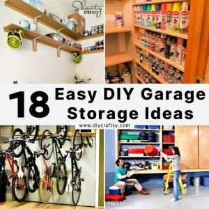 18 DIY Garage Storage Ideas (How to Organize Garage)