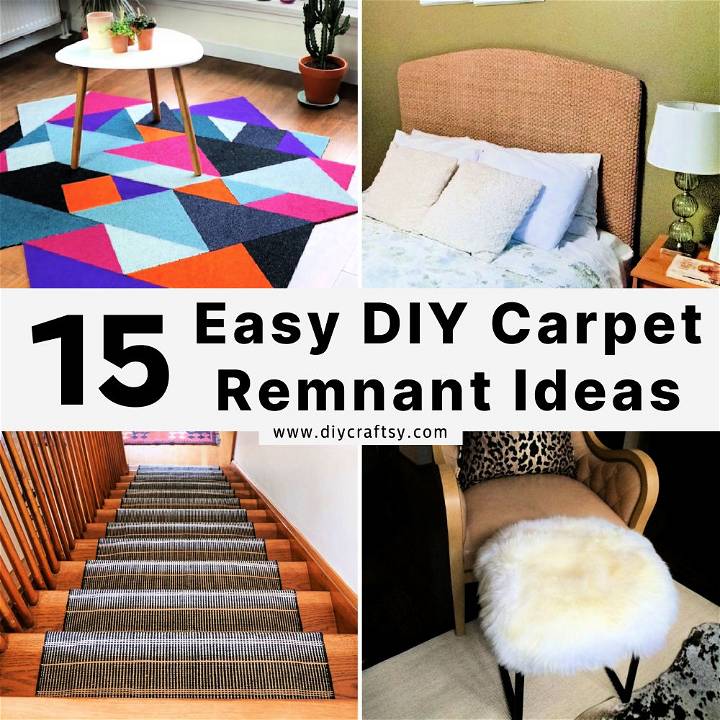 easy carpet remnant ideas