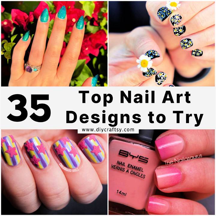 Easy Nail Art Designs | Ideas | Nail art, Fruit nail art, Simple nail art  designs