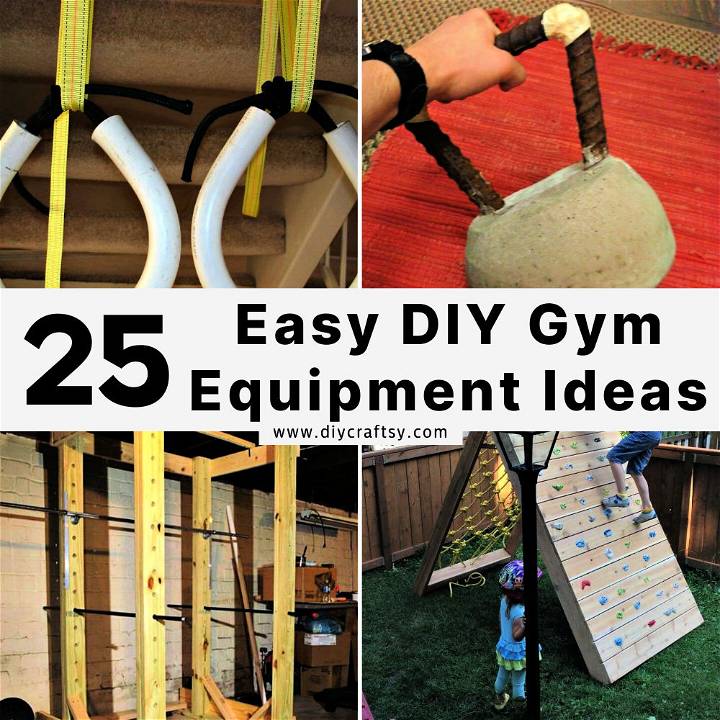 25 Homemade DIY Gym Equipment Ideas