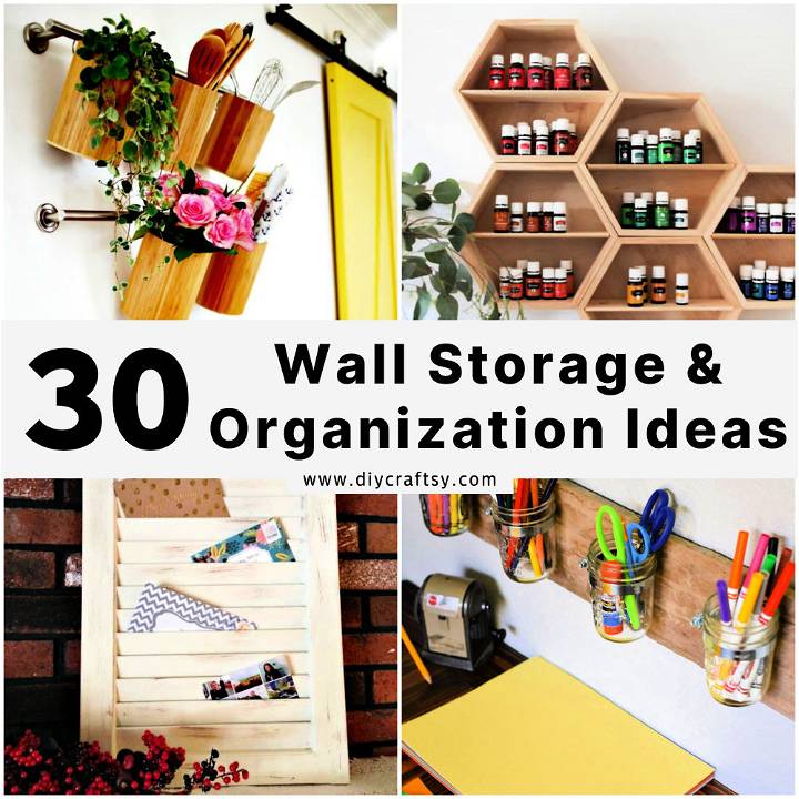 wall storage & organization ideas