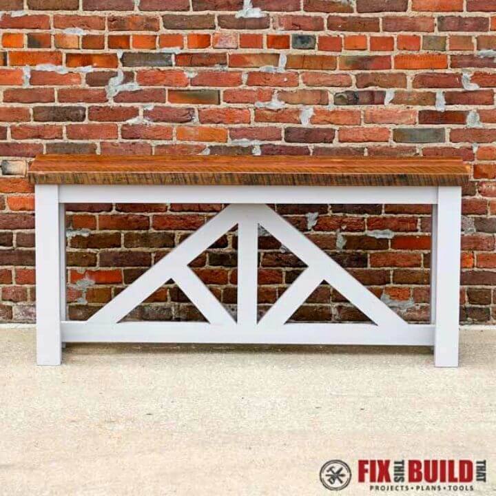 Free Truss Sofa Table Woodworking Plan
