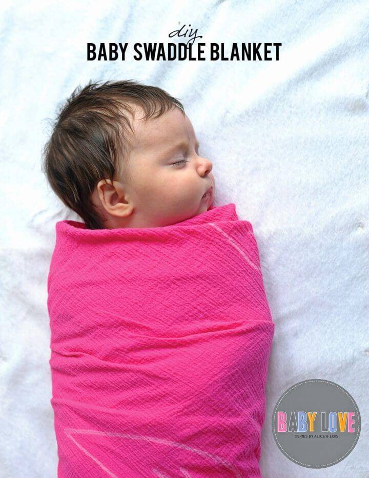 Awesome DIY Baby Swaddle Blanket