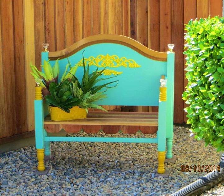 Build a Found Bed Frame Bench