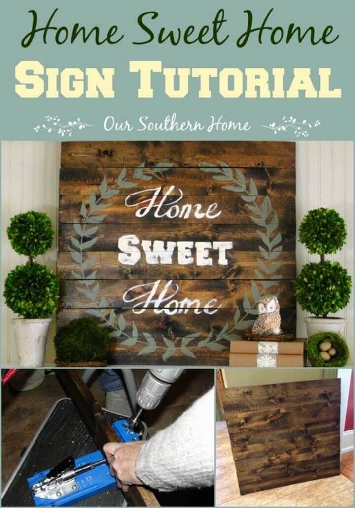 Build a Home Sweet Home Pallet Sign