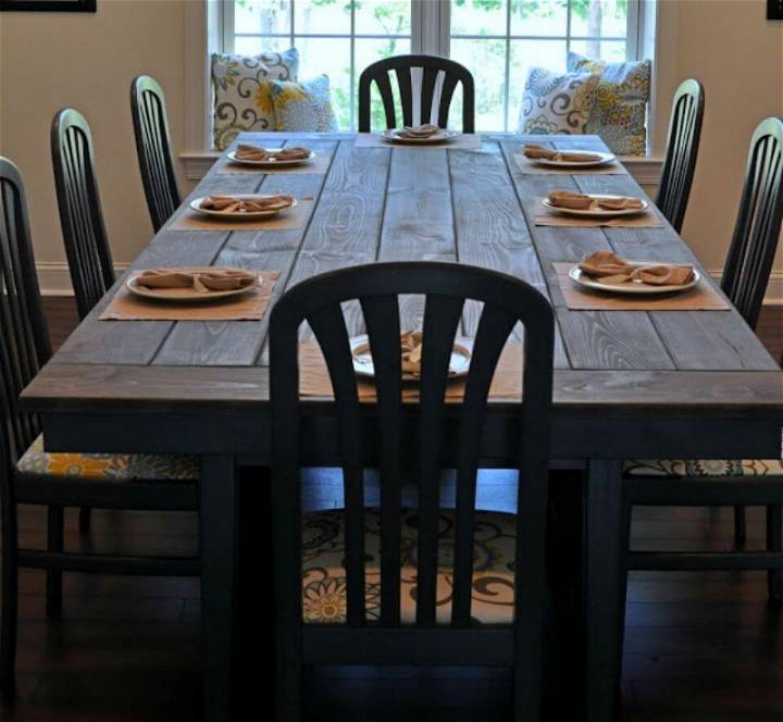 Build a Ikea Hack Farmhouse Dining Table