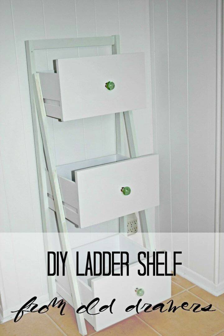 Build a Ladder Shelf Organizer