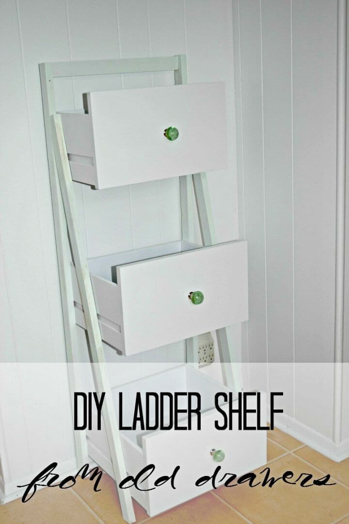 Build a Ladder Shelf Organizer