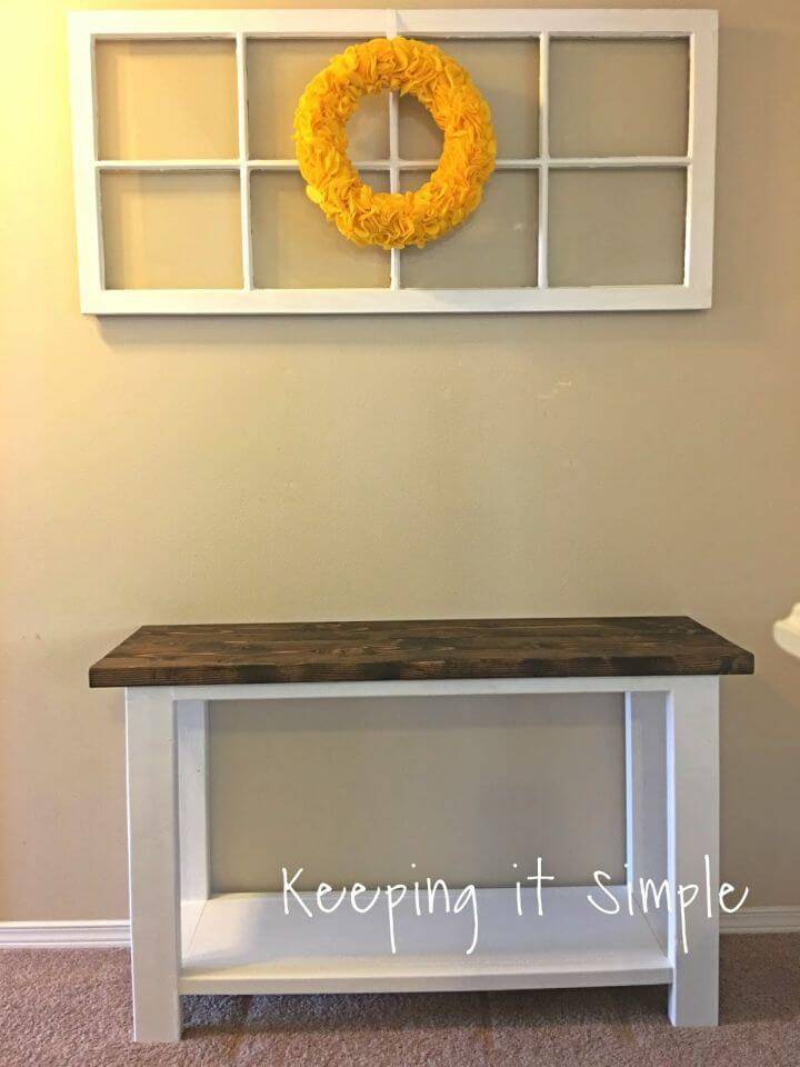 Making a Sofa Table Under $30