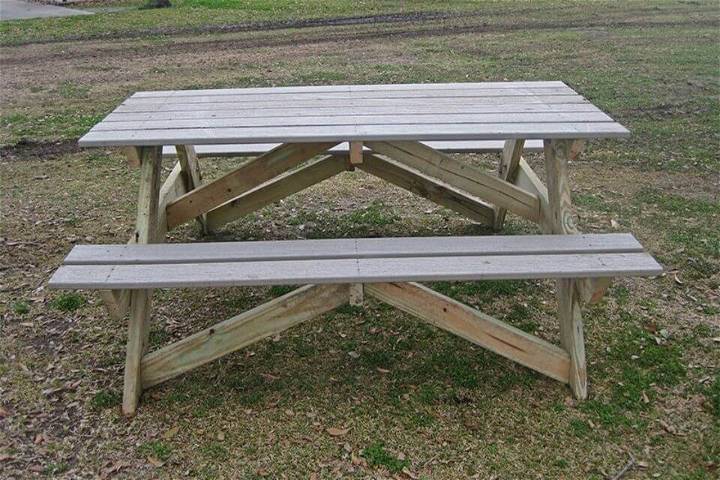 Build an Adult sized Picnic Table