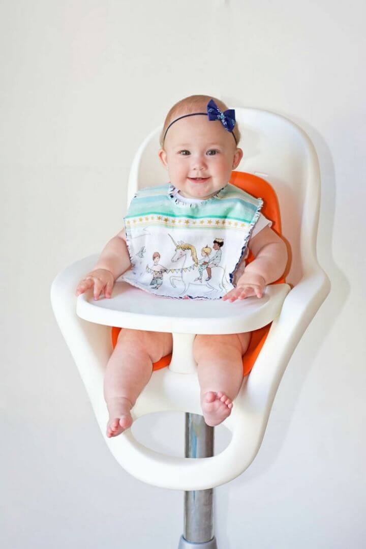 Simple Baby Bib Sewing Pattern
