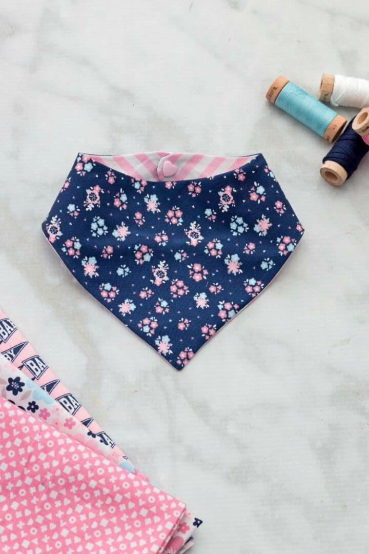 DIY Bandana Bib Sewing Pattern