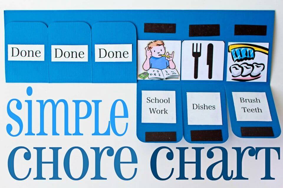 DIY Chore Chart Tutorial