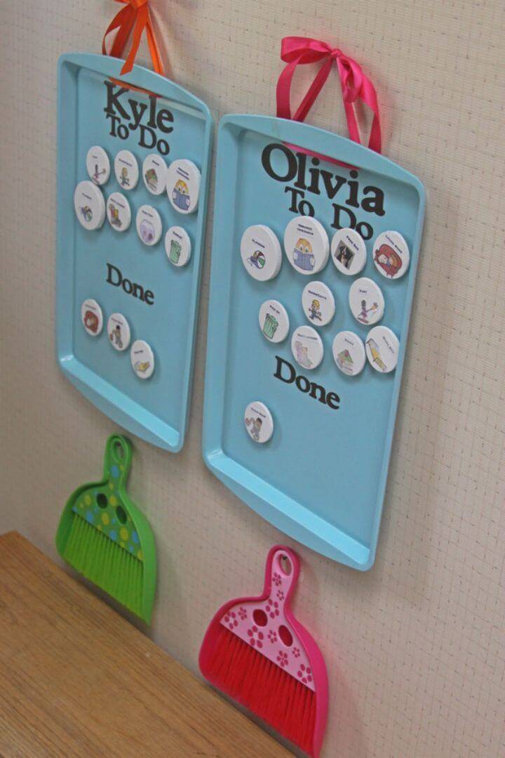 DIY Cleaning Fun Chore Chart for Kids