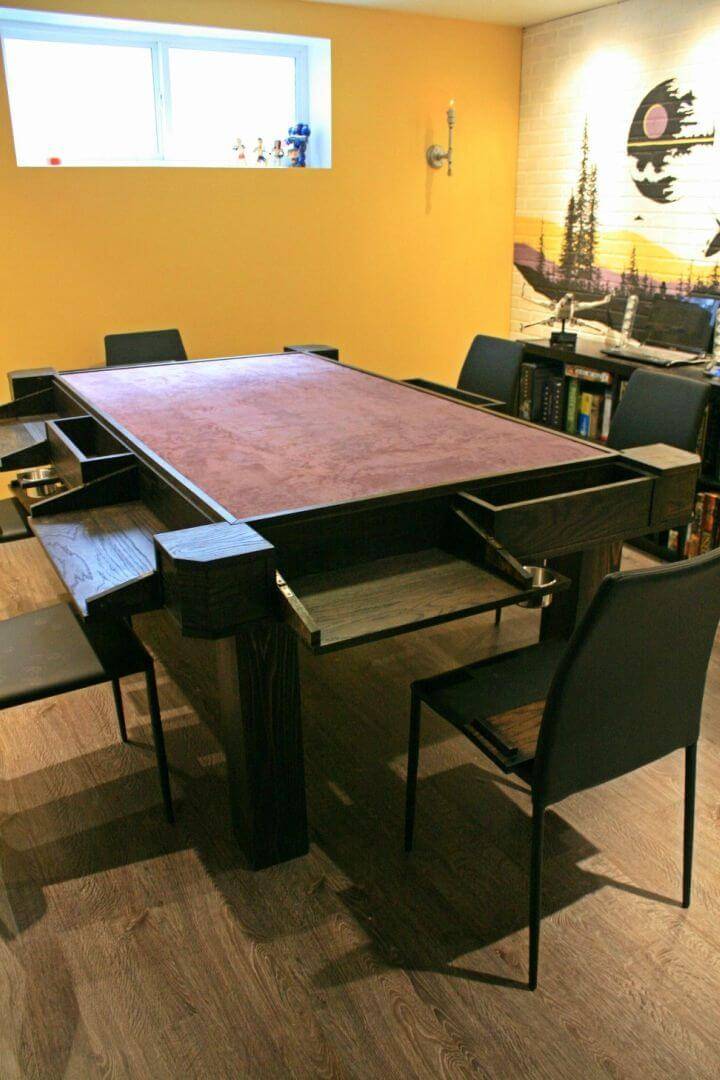 DIY Custom Game Table Inspired by Geekchic