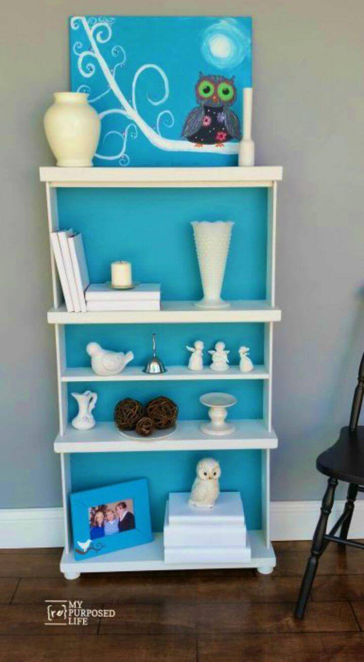 DIY Drawers Bookcase Using the Ugliest Drawers