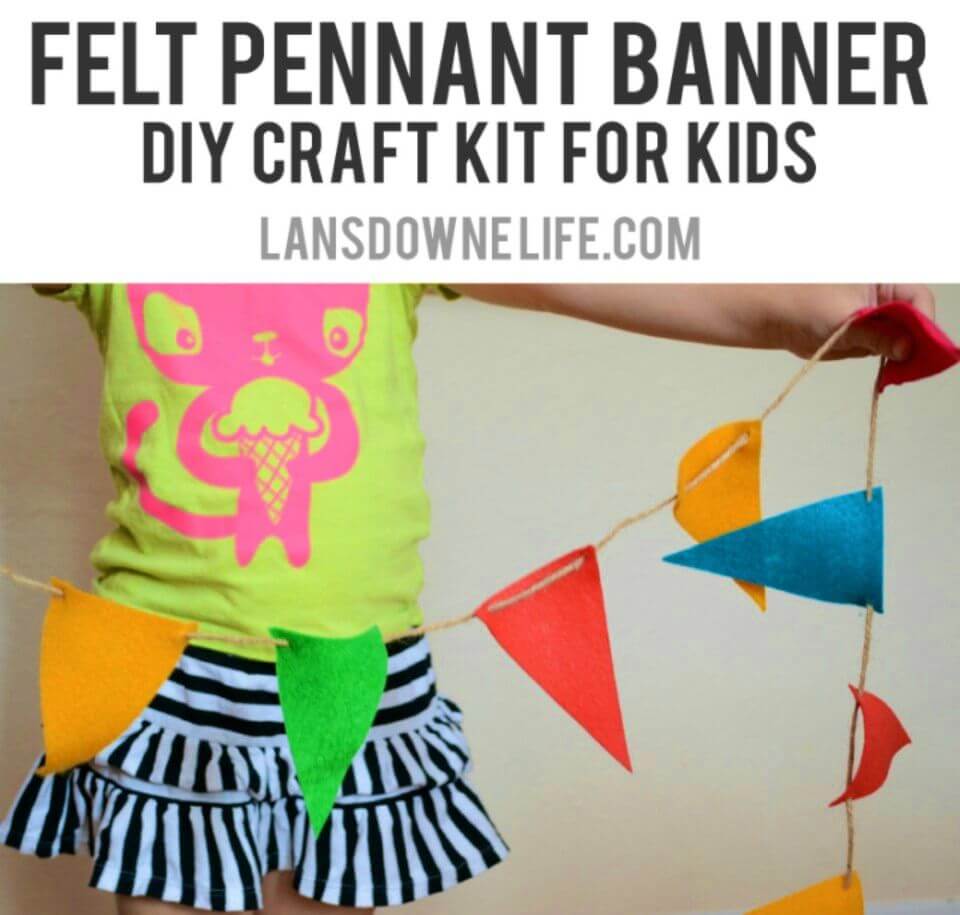 DIY Felt Banner Kit Under 2