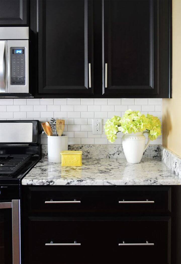 DIY Installing a Subway Tile Kitchen Backsplash for 200