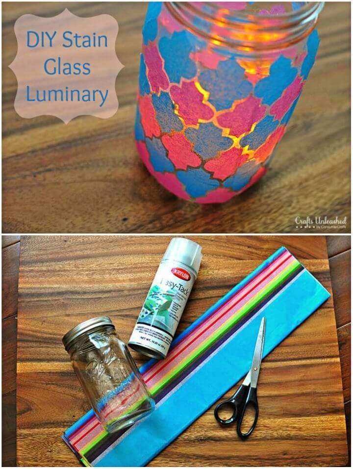 DIY Mason Jar Luminary