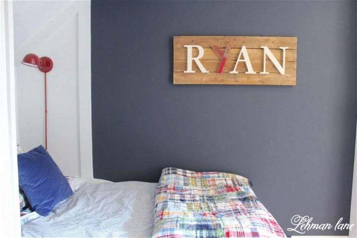 DIY Pallet Sign In Less Than 1 Hour