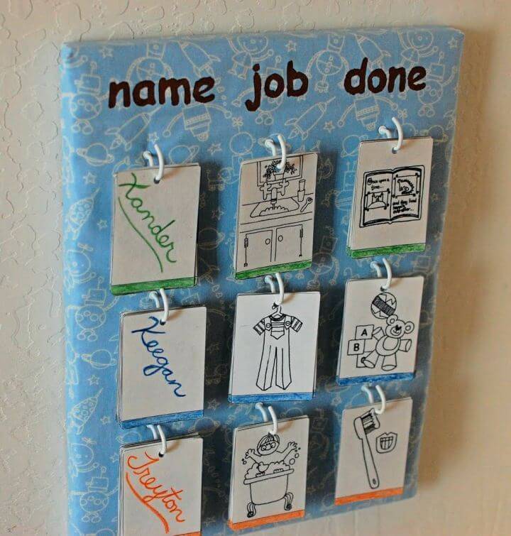 DIY Picture Chore Chart Tutorial