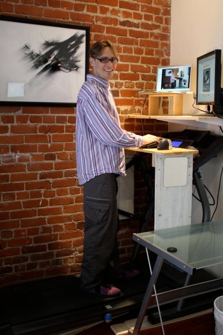 DIY Standing Treadmill Desk