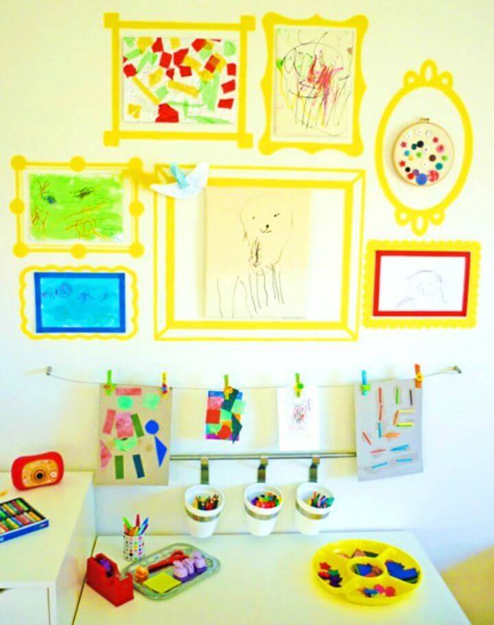 DIY Store and Display Your Childs Art in Style
