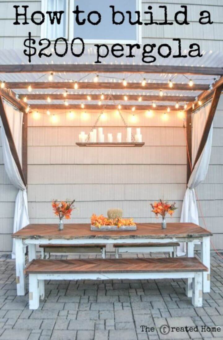 DIY Super Frugal Pergola