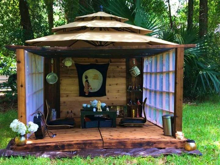 DIY Tiny Traveling Tea House