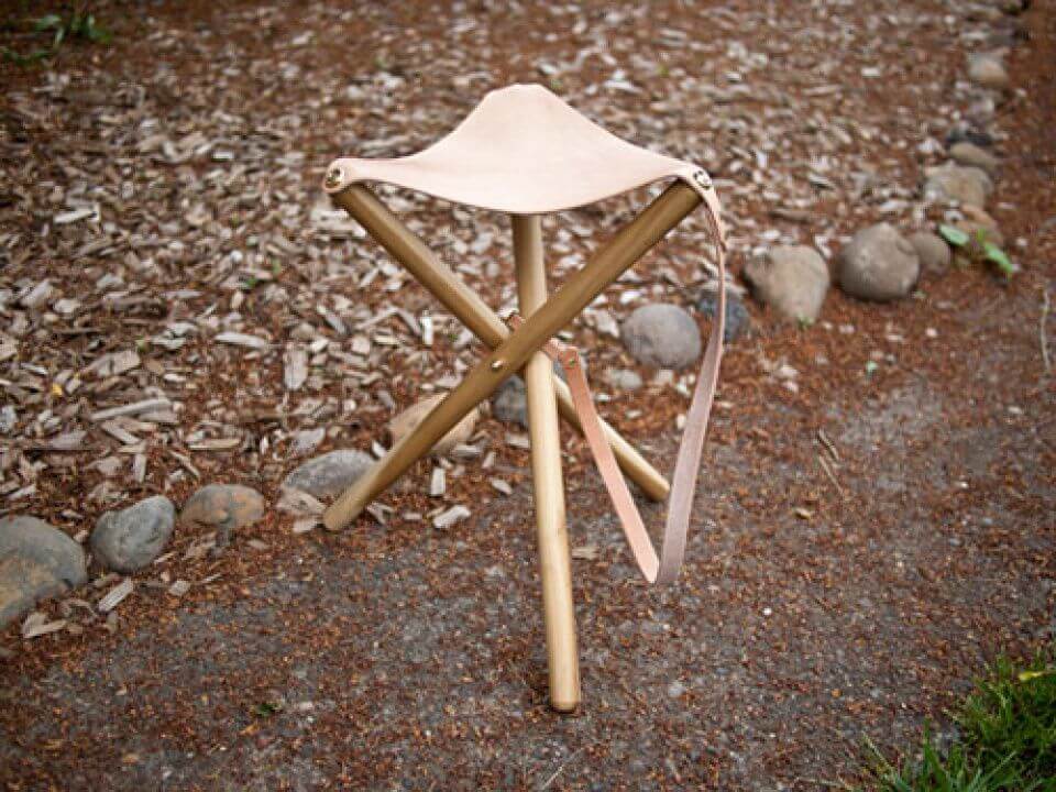 DIY Tripod Camping Stool